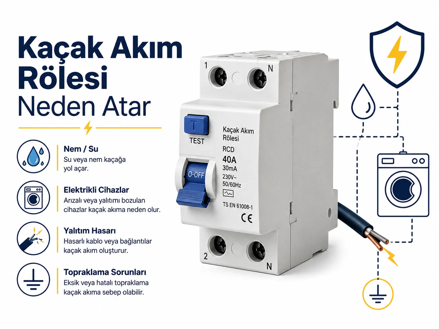 Kaçak Akım Rölesi Neden Atar