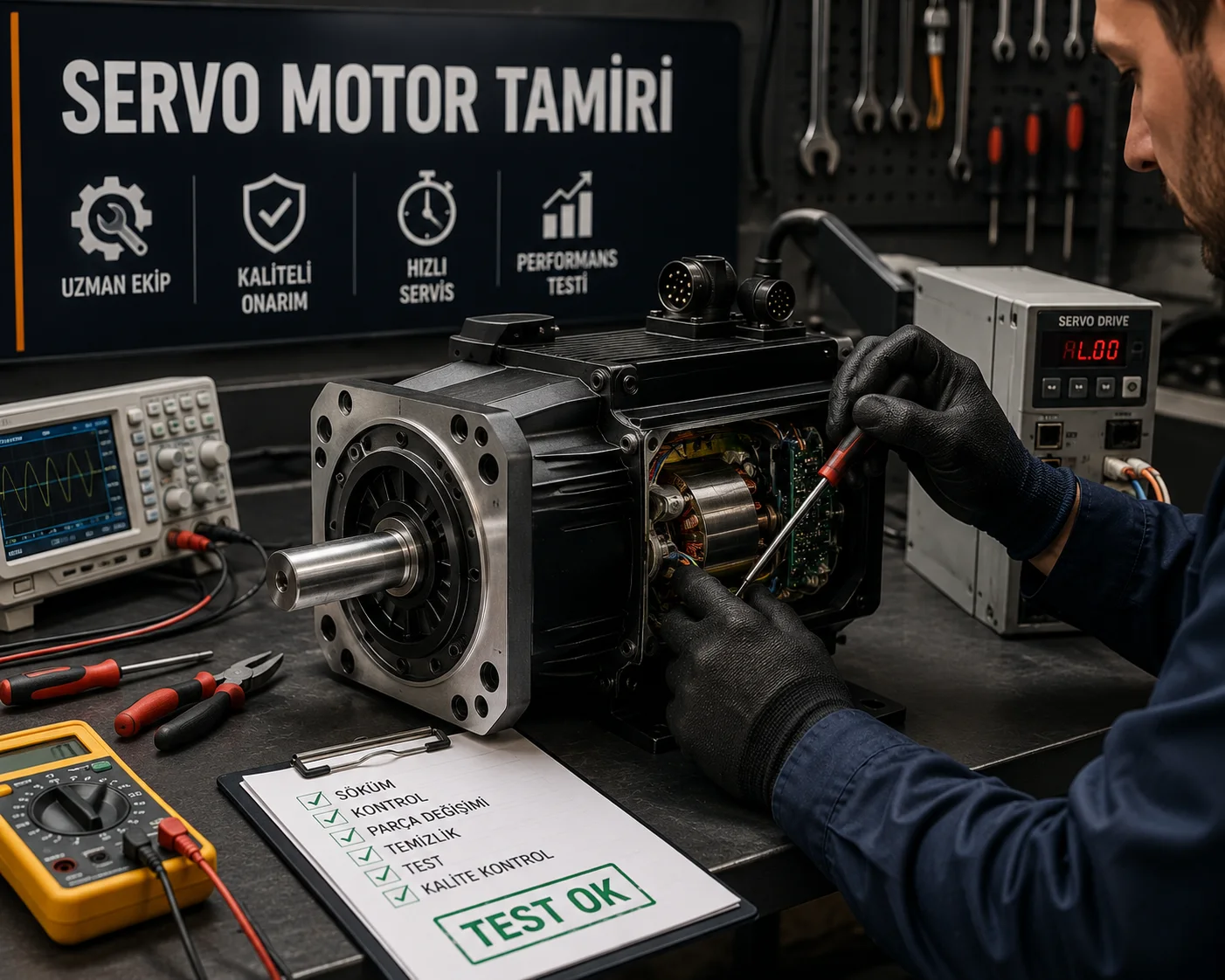 Servo Motor Tamiri